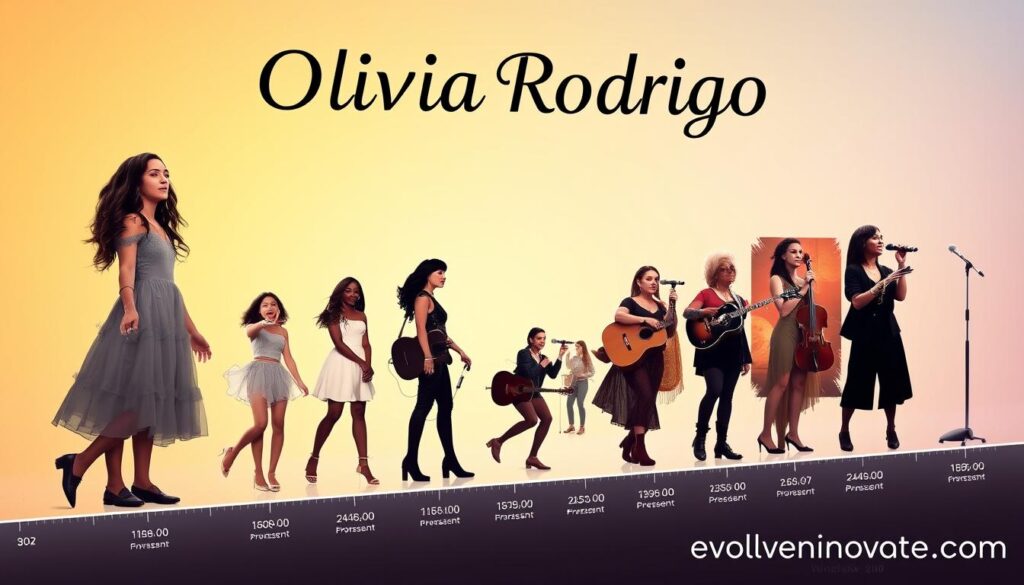 olivia rodrigo growth timeline